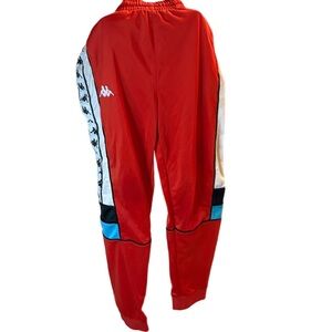 Kappa Red Velvet and Blue Joggers l Medium l